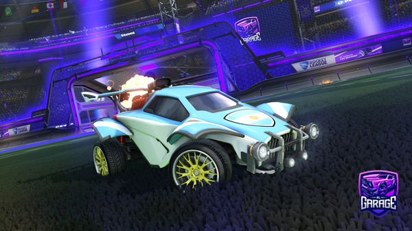 A Rocket League car design from oke772