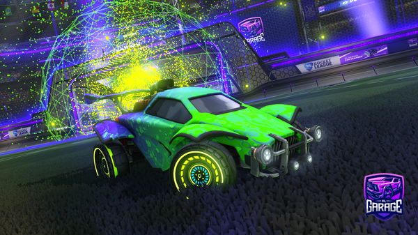 A Rocket League car design from Pawelpio111