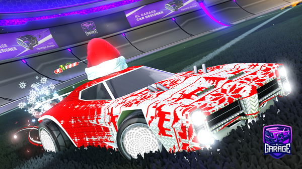 A Rocket League car design from Dxrkrl1