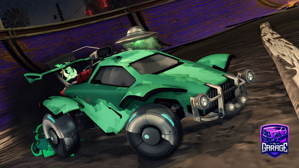 A Rocket League car design from niimso