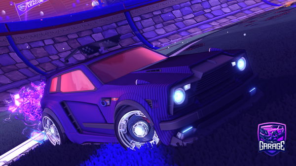 A Rocket League car design from WolftrailWCUE