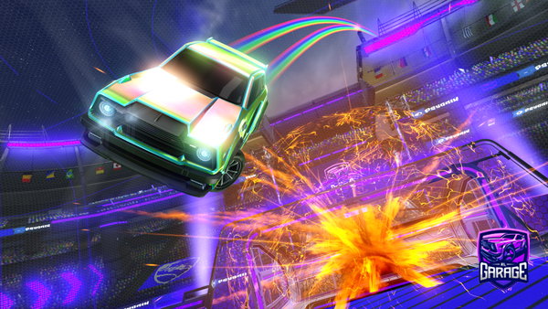 A Rocket League car design from hussgh148