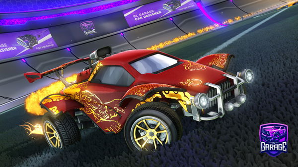 A Rocket League car design from BLacktiger86843