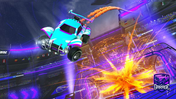 A Rocket League car design from Victory_EF