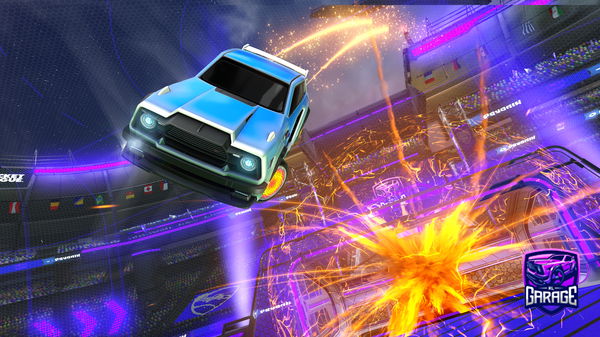 A Rocket League car design from bub-bubble