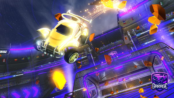 A Rocket League car design from Ashley_