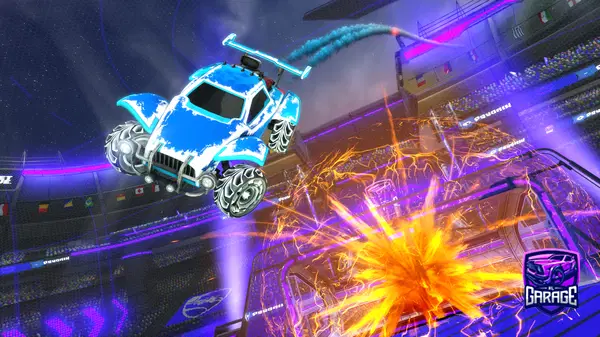 A Rocket League car design from Elioblokzijl