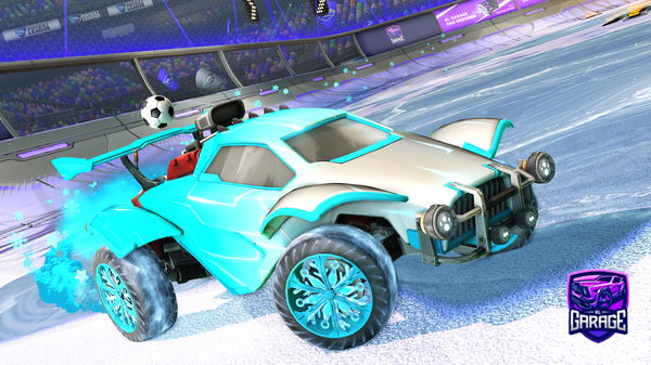 A Rocket League car design from SmokeScreen72