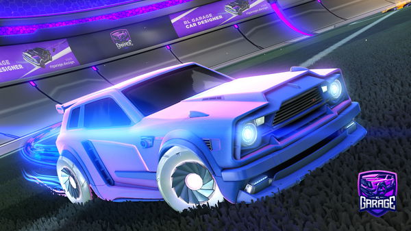 A Rocket League car design from Voxlz