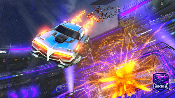 A Rocket League car design from Vulcanyxx
