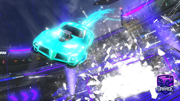 A Rocket League car design from alpogah