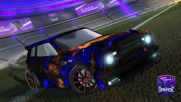 A Rocket League car design from MR27I-