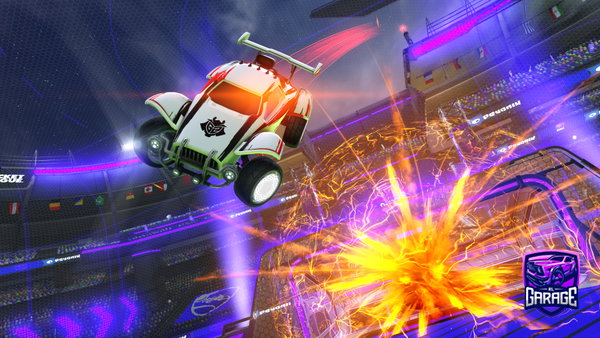 A Rocket League car design from PXTTSY-10
