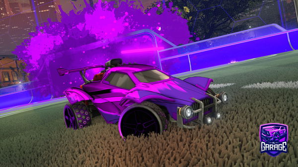 A Rocket League car design from Kirby_is_best