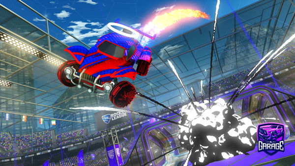 A Rocket League car design from WTHBADGER