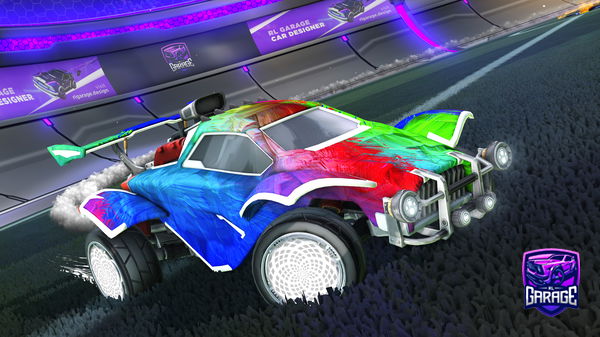 A Rocket League car design from airoisinuse