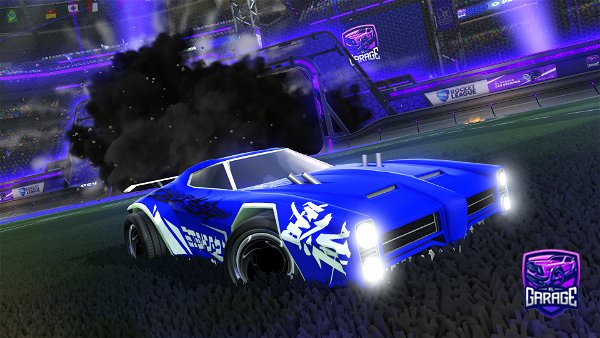 A Rocket League car design from Blackoutjj