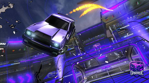 A Rocket League car design from bumpstart