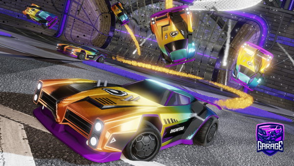 A Rocket League car design from Qubix511