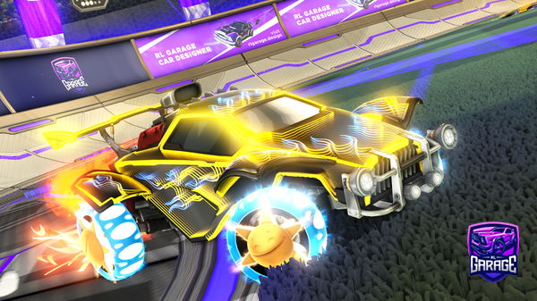 A Rocket League car design from Goofzookie