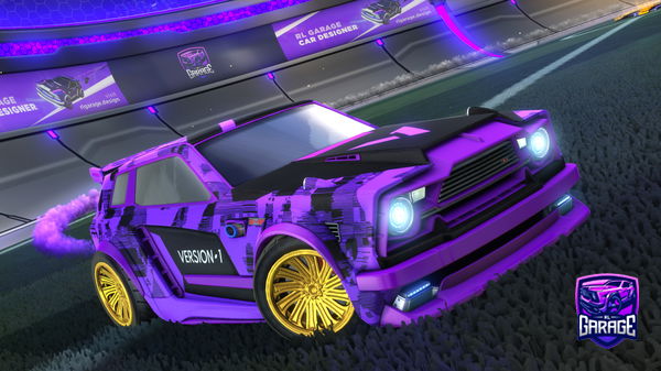 A Rocket League car design from modemb622