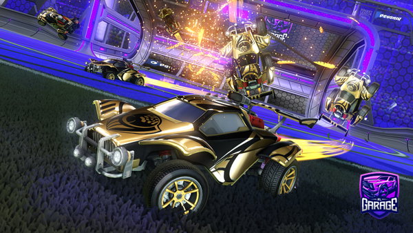 A Rocket League car design from BlackHoney