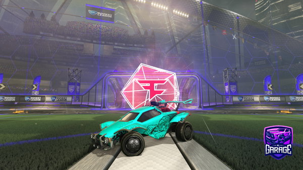 A Rocket League car design from Jetpackfox
