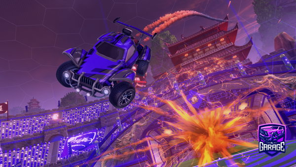 A Rocket League car design from vlayz