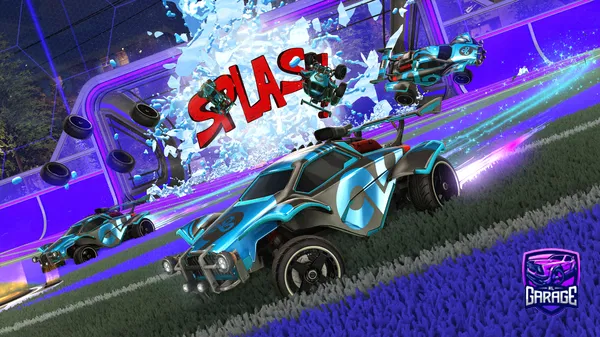 A Rocket League car design from V4l3nt1jnSt4rt