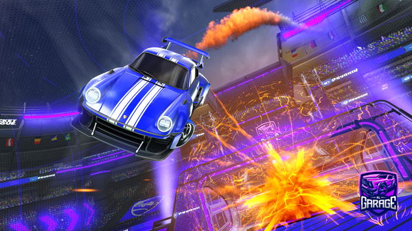 A Rocket League car design from JohnnyS2