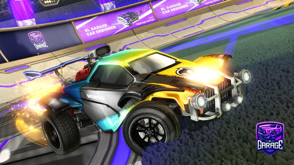 A Rocket League car design from TheJWest