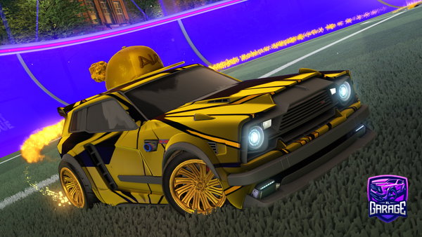 A Rocket League car design from AtrainNavy04