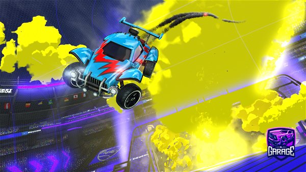 A Rocket League car design from Wolfpack_17_
