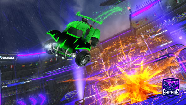 A Rocket League car design from Wigium