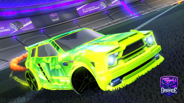 A Rocket League car design from Emiro