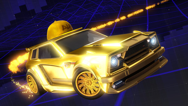 A Rocket League car design from Hazdog1000