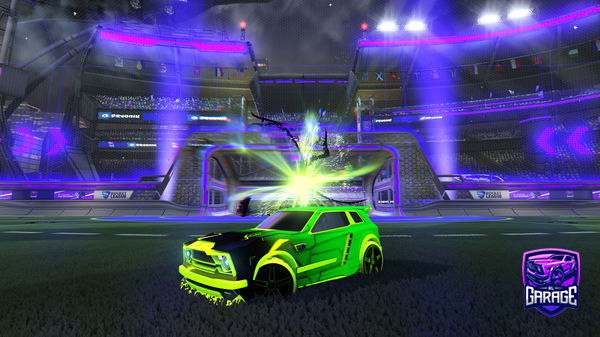 A Rocket League car design from Debigchungus666