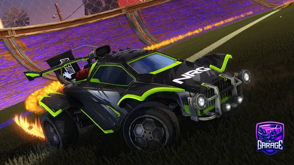 A Rocket League car design from jackedpotato