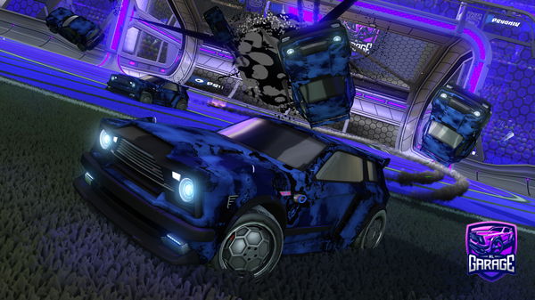 A Rocket League car design from besede