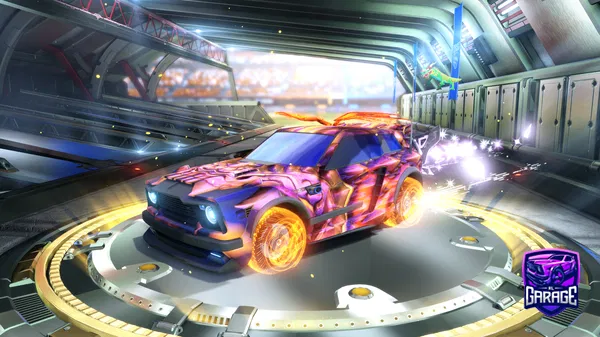 A Rocket League car design from The_naruto29