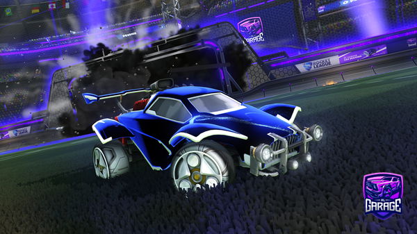 A Rocket League car design from Paulelijohn