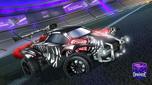 A Rocket League car design from W00d13S154321