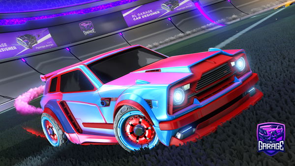 A Rocket League car design from frogziiii