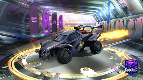 A Rocket League car design from GOGOEH