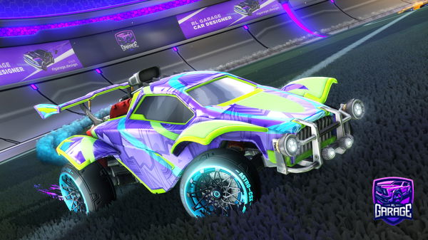 A Rocket League car design from ruhroh
