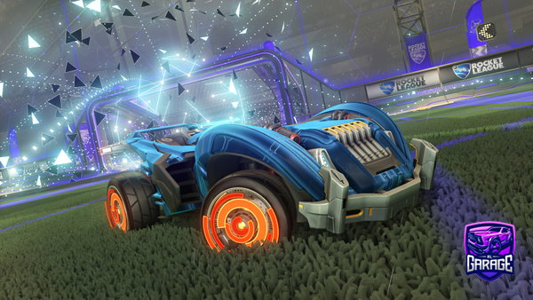 A Rocket League car design from Dragonecho