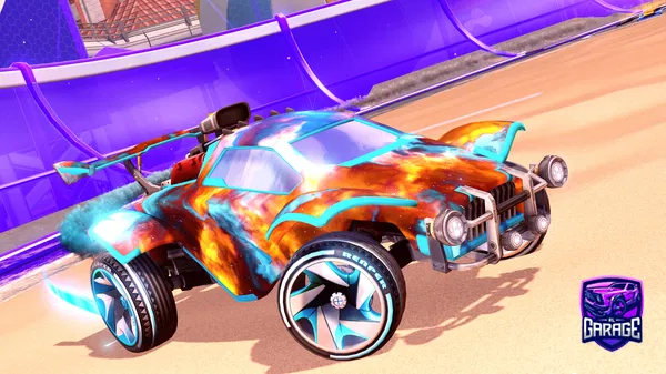 A Rocket League car design from spaldhinos
