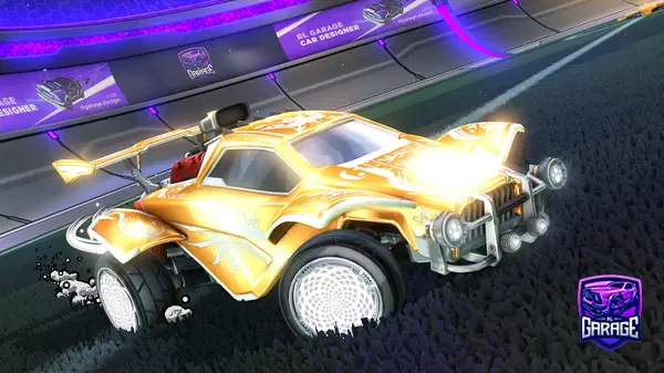 A Rocket League car design from besede