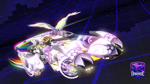 A Rocket League car design from TopBinner