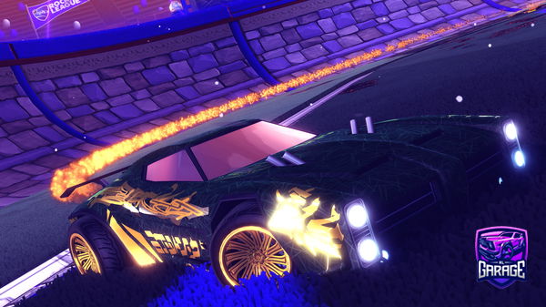 A Rocket League car design from F4_DragonMankake